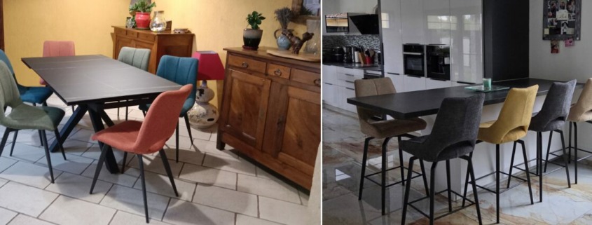 Article 144 : Tables et chaises : le duo star de votre intérieur